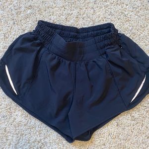 black lulu shorts